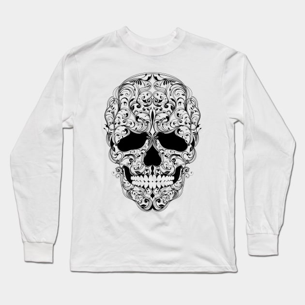 Patrick Seymour • Skull ornement Long Sleeve T-Shirt by PatrickSeymour